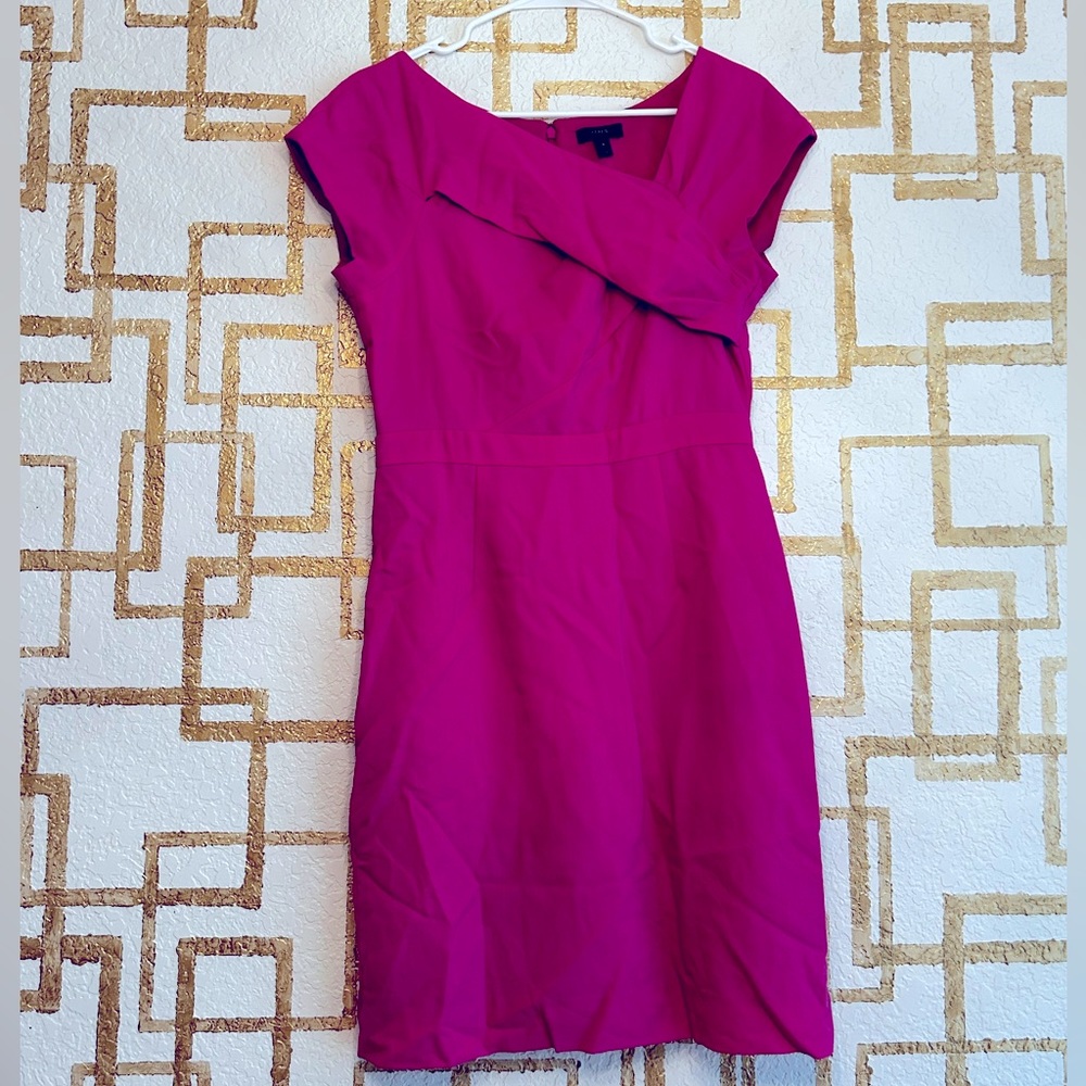 J. Crew fuschia work dress, worn once